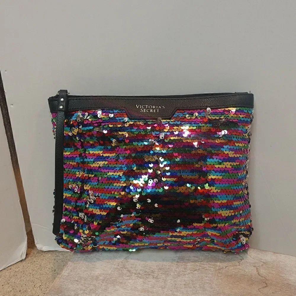 Victoria's Secret Sequined Makeup Bag